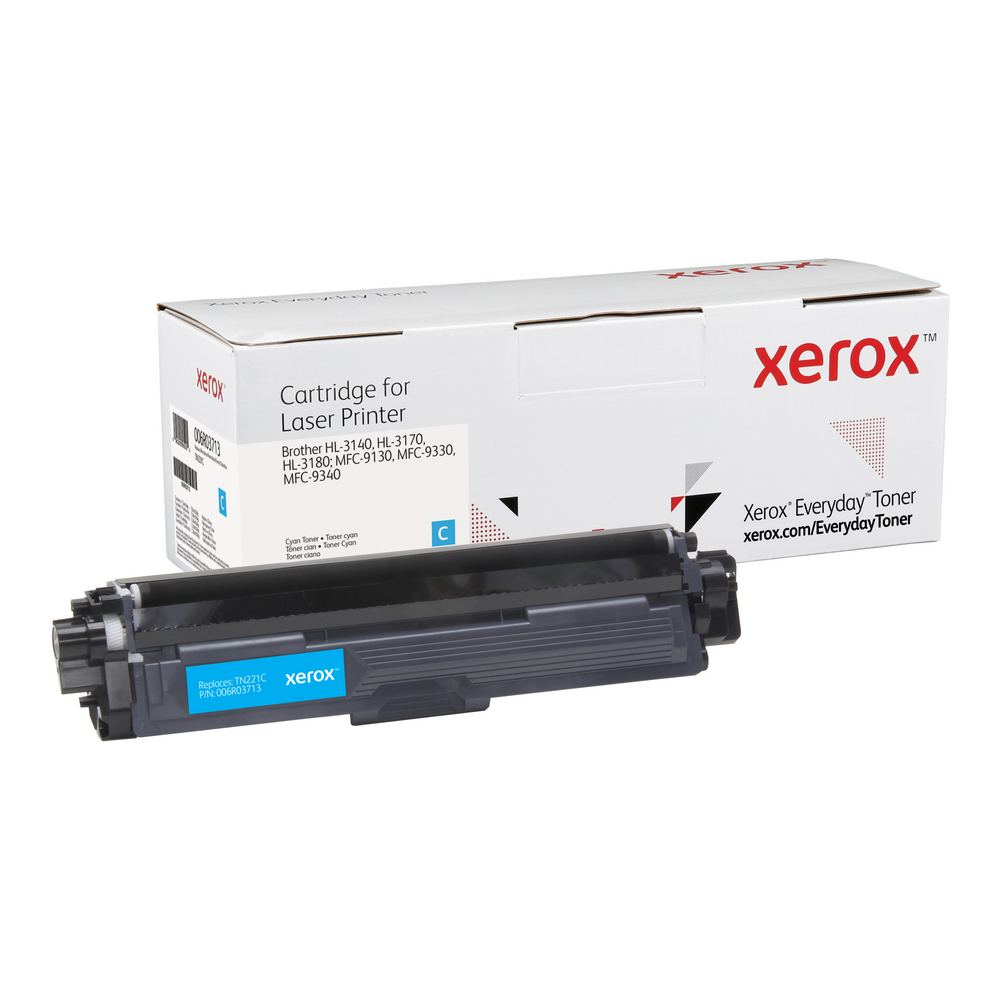 Cyan Everyday Toner from Xerox - replaces Brother TN221C - 006R03713 - Shop  Xerox