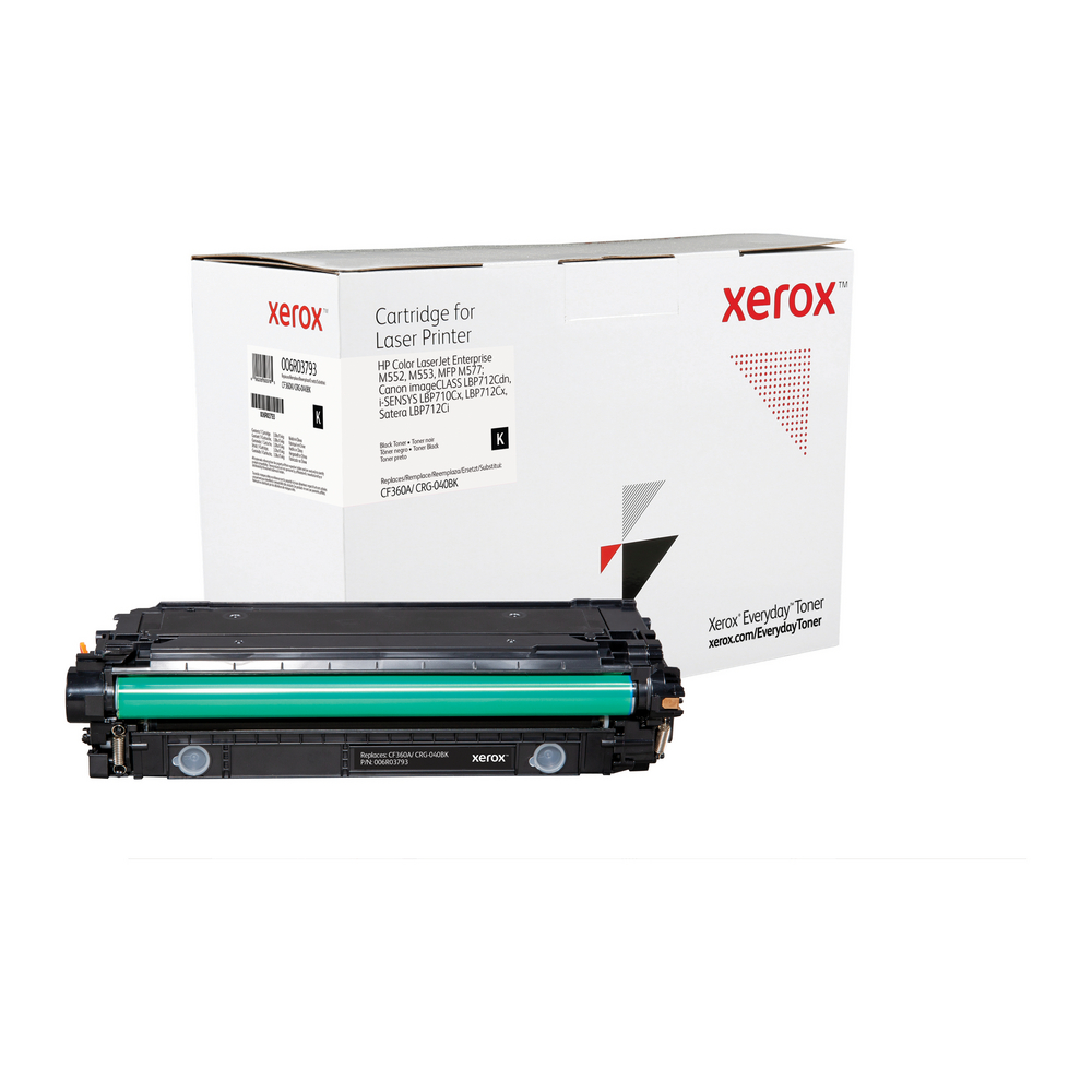 Black Everyday Toner from Xerox - replaces HP CF360A, Canon CRG-040BK -  006R03793 - Shop Xerox