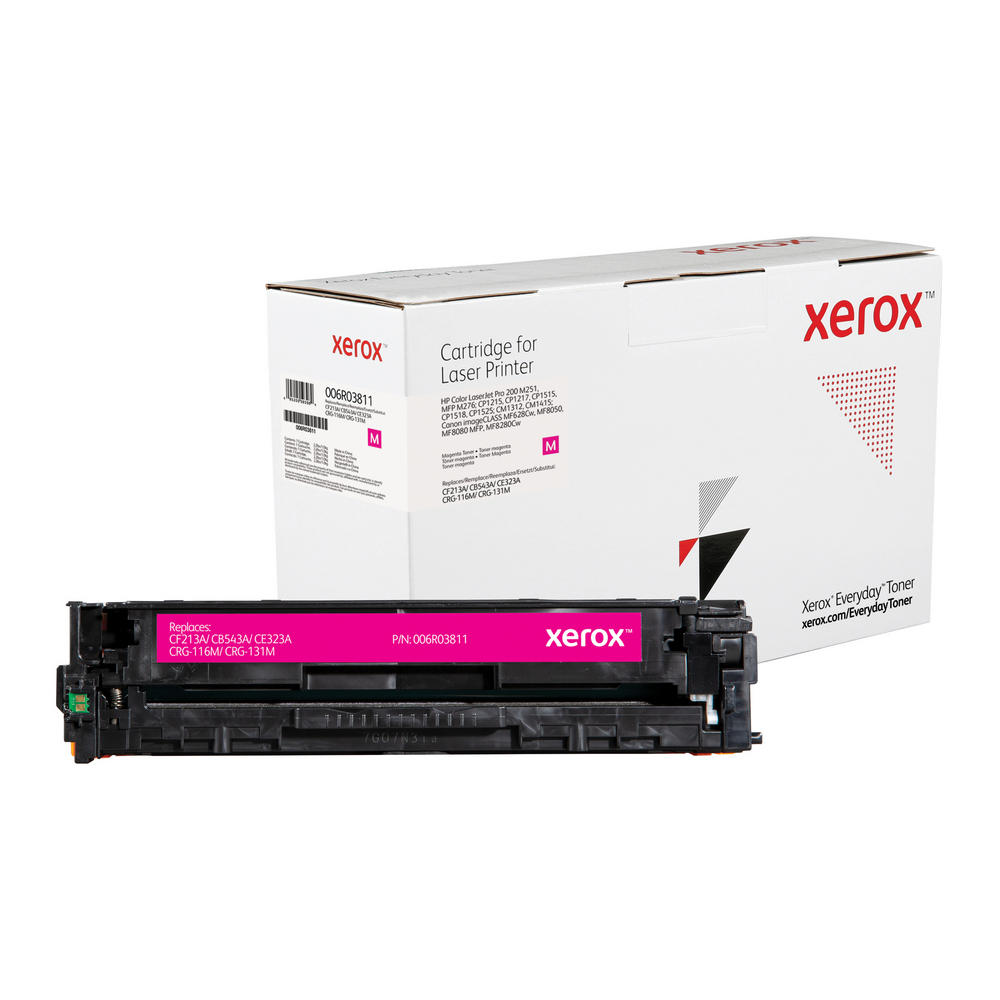 Magenta Everyday Toner from Xerox - replaces HP CF213A, CB543A, CE323A,  Canon CRG-116M, CRG-131M - 006R03811 - Shop Xerox