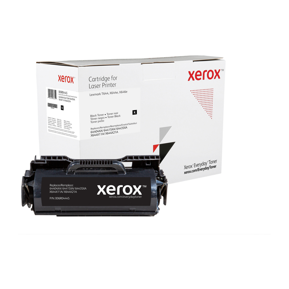 Black Everyday Toner from Xerox - replaces Lexmark 64415XA, X644X11A -  006R04445 - Shop Xerox