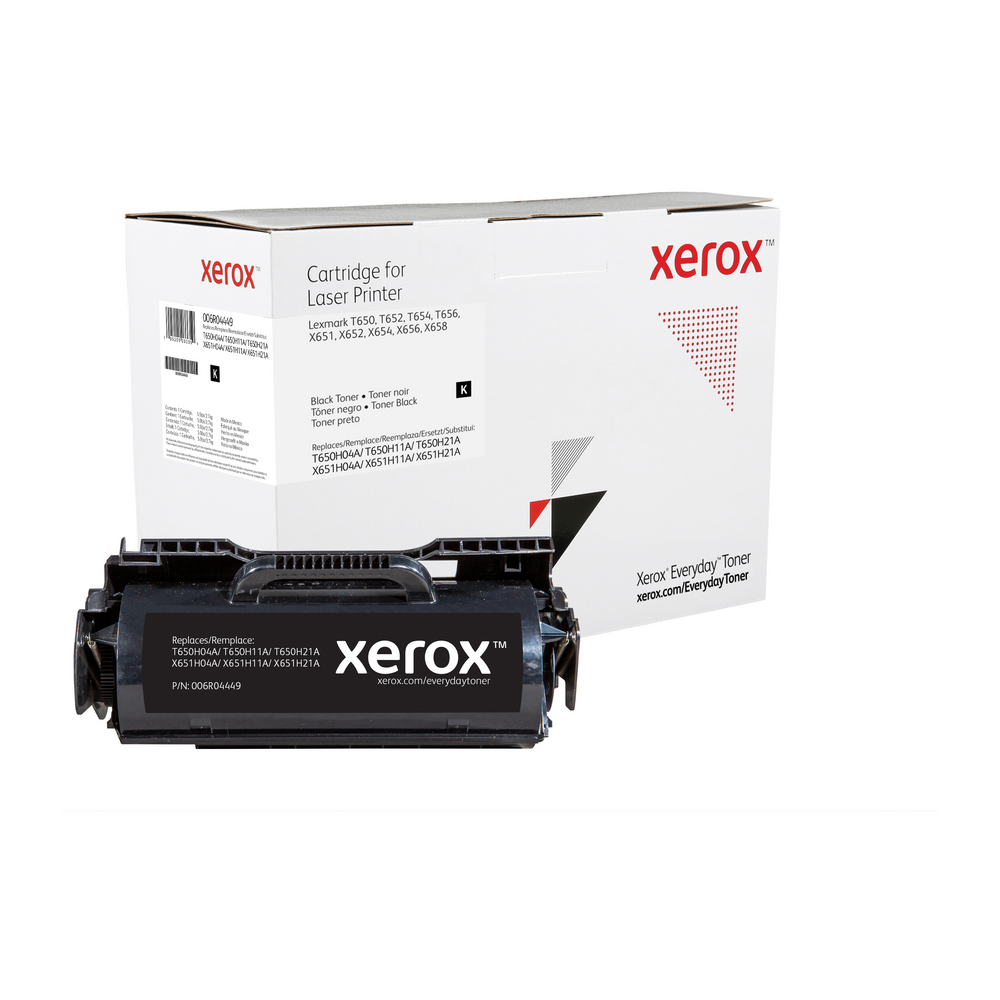 Black Everyday Toner from Xerox - replaces Lexmark T650H11A, X651H11A -  006R04449 - Shop Xerox