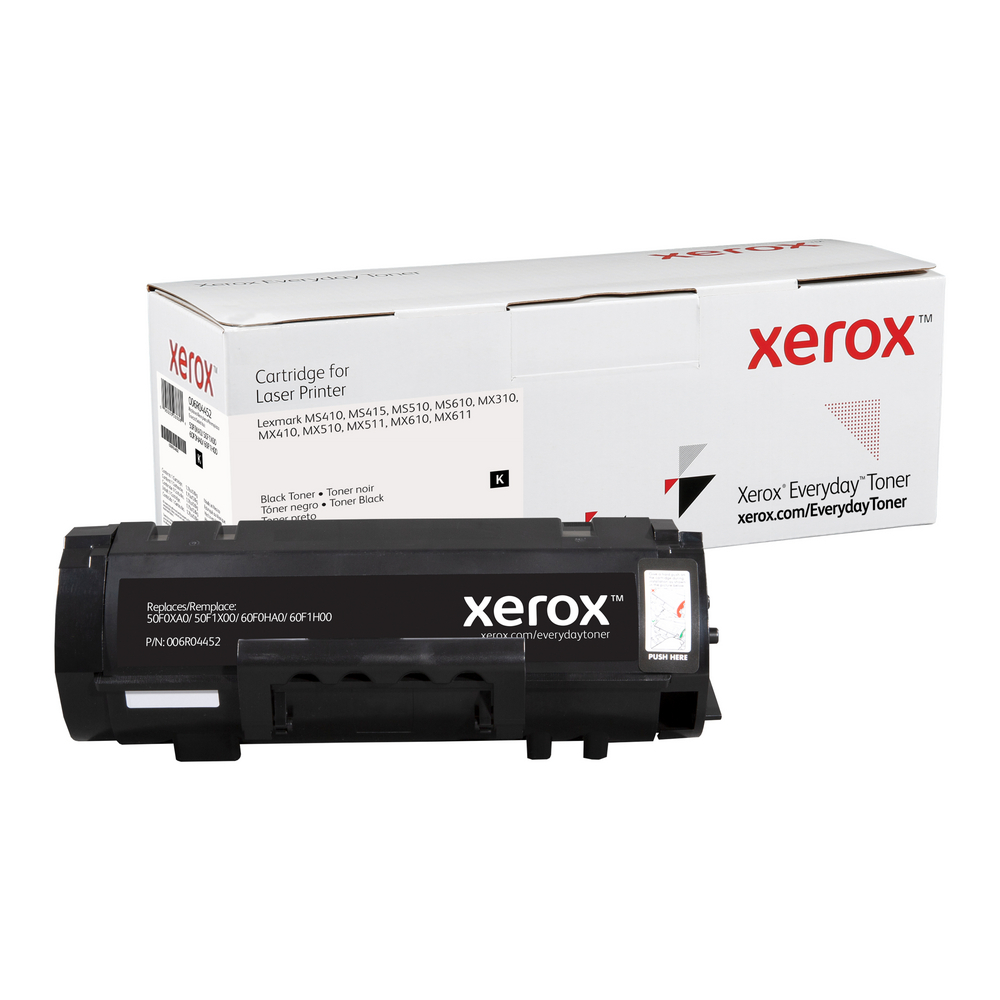 Black Everyday Toner from Xerox - replaces Lexmark 50F1X00, 60F1H00 -  006R04452 - Shop Xerox