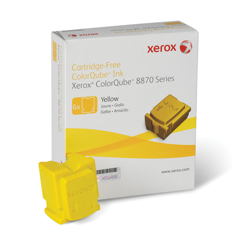 ColorQube 8870/8880 Yellow Solid Ink - 108R00952 - Shop Xerox